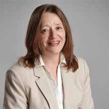 Headshot of Christine Badea, Assistant Vice President Client Management